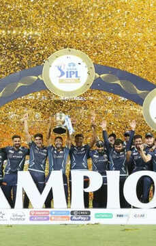 IPL 2022 final: GT beats RR to lift trophy in remarkable maiden season, see pictures from winning moment