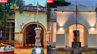 Kotwal house restored: 125-year-old heritage building regains its lost glory; Hyderabad police and CSR join hands for conservation